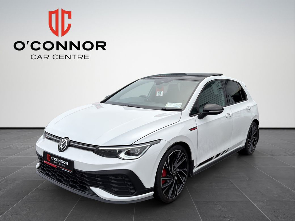 2021 Volkswagen Golf GTI Clubsport — Pure white, pan roof, and pure performance.” €44,888