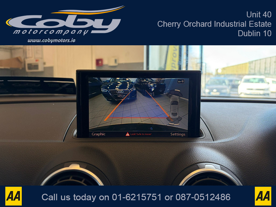 2014 Audi A3 Saloon 1.4 Auto 4dr Saloon. Stunning Car with, 2 Keys, New NCT. Alloy Wheels, Digital Dash, Dual Climate, Cruise, MFSW, Reverse Camera, Sat Nav, Bluetooth, Paddle Shift & more. €12,950
