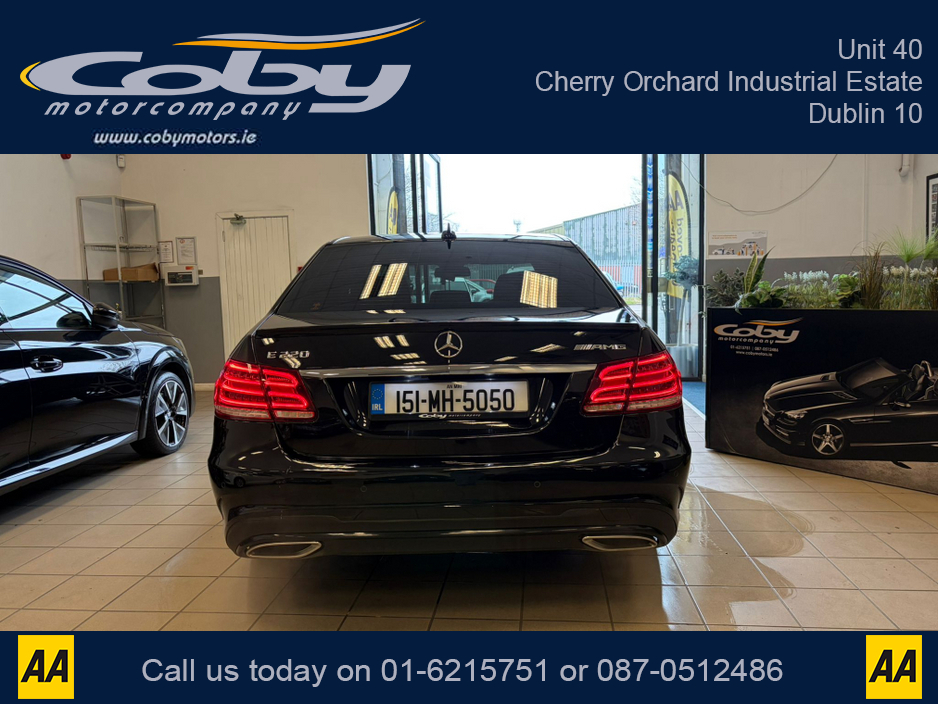 2015 Mercedes-Benz E Class 2.1 E220 Bluetec AMG Night ED 4DR Auto. NCT & Tax, Full Leather, Full Electrics, Sat Nav, Dual Climate Control, Heated Seats, Cruise Control, Revers Cam, Parking Sensors, Paddle Shift, BT & more €15,950