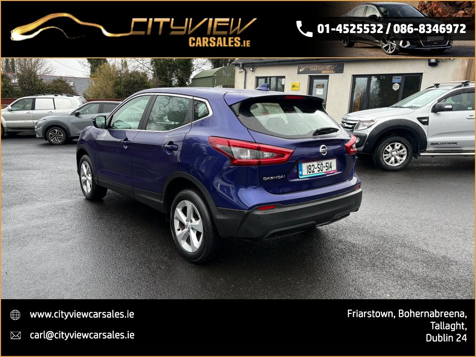 2018 Nissan Qashqai 1.5 DCI ACENTA PREMIUM 115PS 5DR €13,950