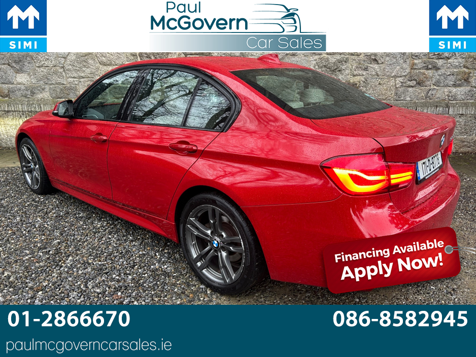 2017 BMW 3 Series D M SPORT ZLMG 4DR**//**CREAM LEATHER**//**€200 ROAD TAX**//**FINANCE ARRANGED**//**12 MONTHS WARRANTY**//**TRADE IN CONSIDERED**//**HI SPEC MODEL!! €19,995