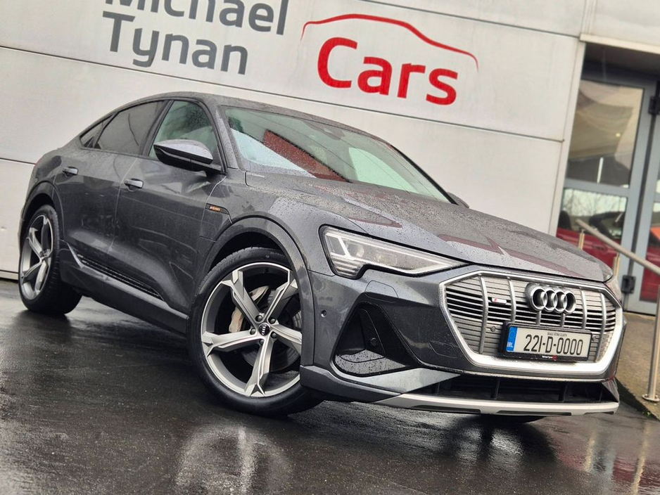 2022 Audi e-tron 55 S Line Sportback Quattro (408bhp) Upgraded 22'' Alloys + Black Edition Styling ( Nov '22 Reg ) Trade in Price €38, 999 €37,999