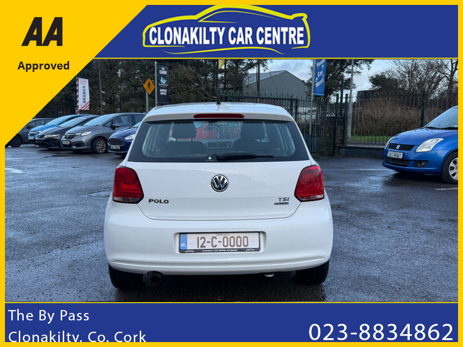 2012 Volkswagen Polo Genuine Low Mileage Vw Polo 1.2 Tsi Automatic €9,950