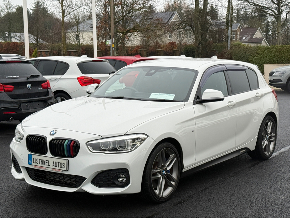 2017 BMW 1 Series 118D M SPORT * COMES WITH 2 YEAR NEW NCT, SERVICE BOOK PRESENT WITH 4 SERVICE STAMPS, REAR VIEW CAMERA, PARKING SENSORS  REAR, APPLE CARPLAY//ANDROID AUTO, ISOFIX CHILD SEAT ANCHOR POINTS* €18,950