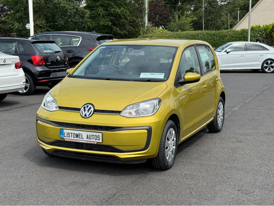 2018 Volkswagen up! 1.0 AUTOMATIC YELLOW * AUTO LIGHTS, HEATED MIRRORS, AIR CONDITIONING, ISOFIX CHILD SEAT ANCHOR POINTS, COMES WITH 2 YEAR NEW NCT* €11,450