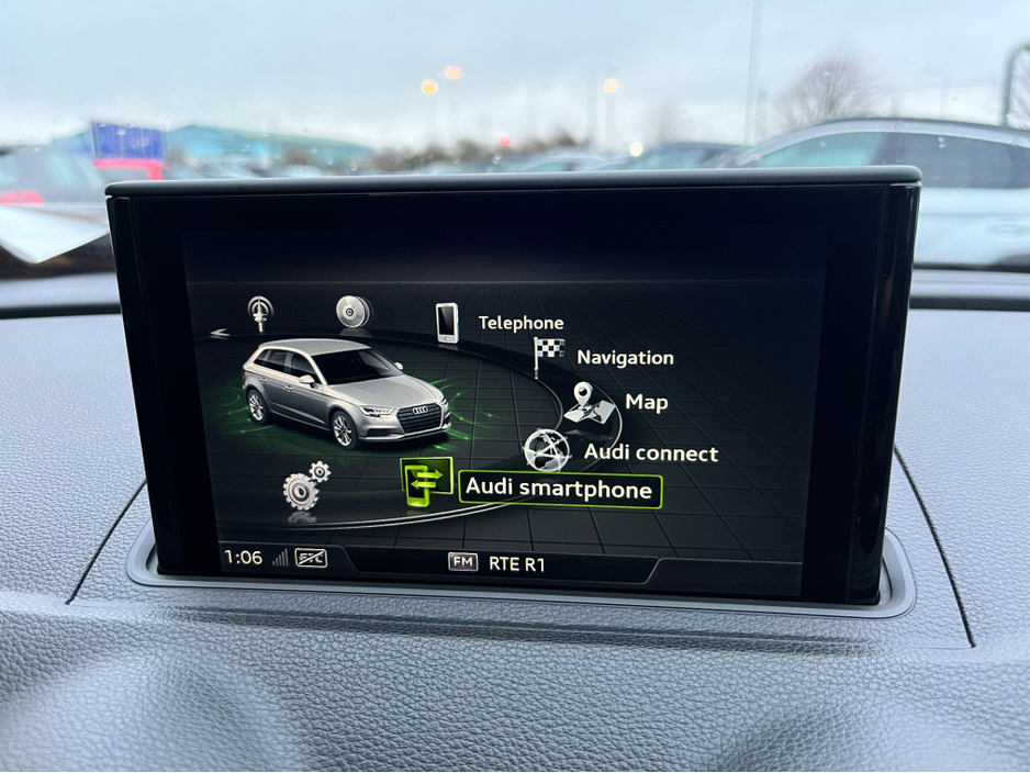 2017 Audi A3 SPORT AUTOMATIC 1.4 PETROL //LOW MILES//HIGH SPEC//ELECTRIC DRIVERS SEAT//HEATED SEATS//KEYLESS ENTRY//ADAPTIVE CRUISE CONTROL//REVERSE CAMERA// €17,950