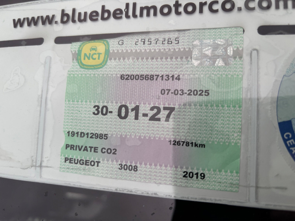 2019 Peugeot 3008 1.5 BlueHDi 130bhp Active €14,950