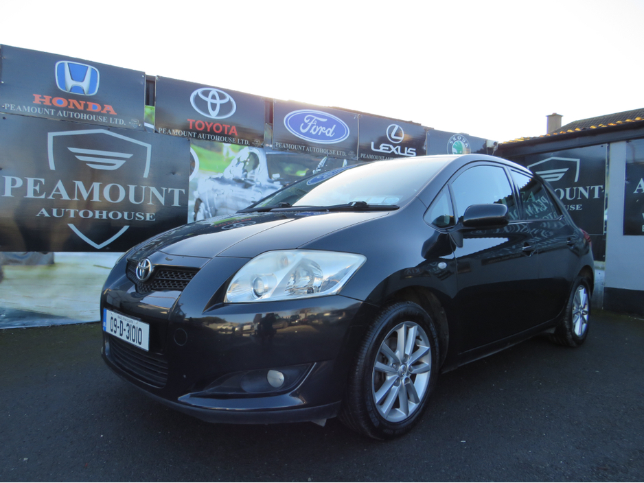 2009 Toyota Auris 1.33  VVT-I TR 5DR PETROL LOW MILEAGE BLACK €4,950