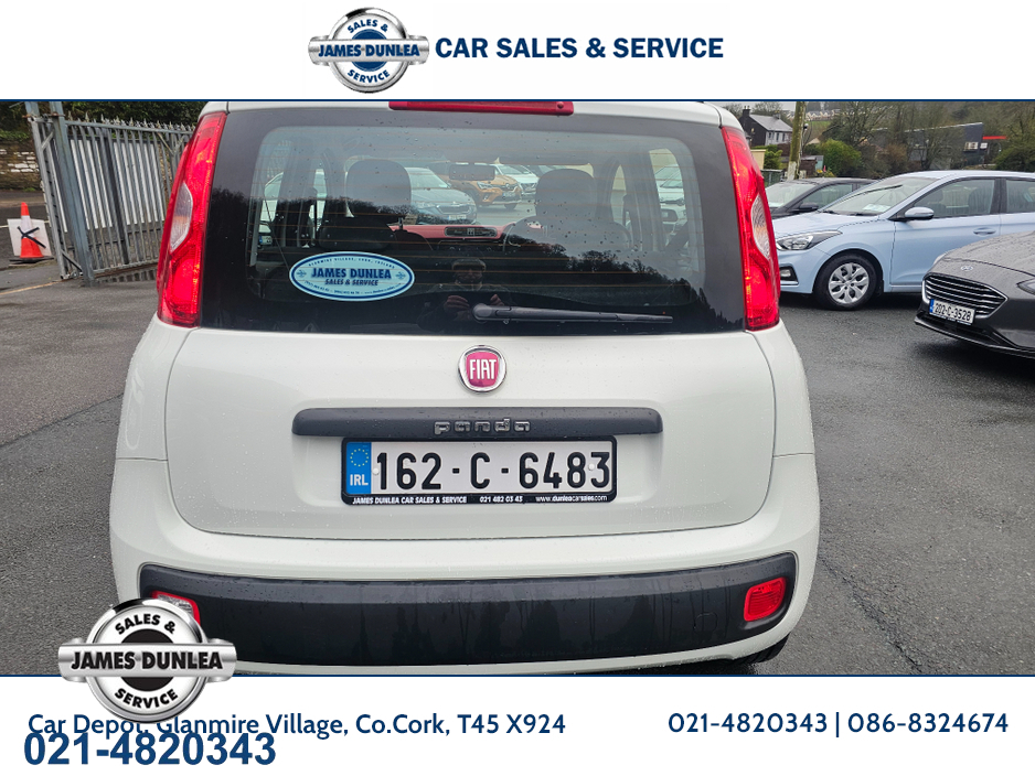 2016 Fiat Panda LOUNGE 1.2 69BHP 4DR €7,950