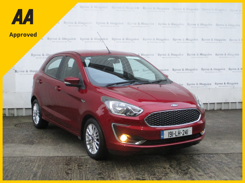 2019 Ford Ka + ZETEC 1.2 85PS M5 5DR LOW KMS.  FULL FORD SERVICE  HISTORY. 12 MONTHS WARRANTY AND 12 MONTHS AA COVER !! €14,950