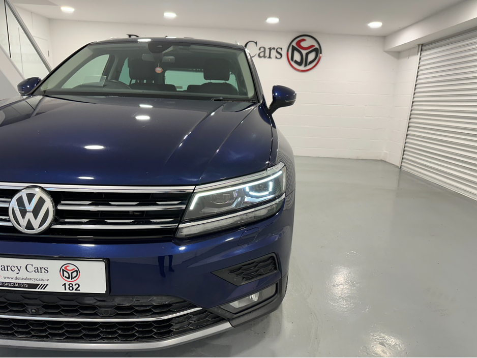 2018 Volkswagen Tiguan (182) TIGUAN 2.0TDI HIGHLINE DSG 4 MOTION VW/AUDI SPECIALISTS WWW.DENISDARCYCARS.IE €26,950