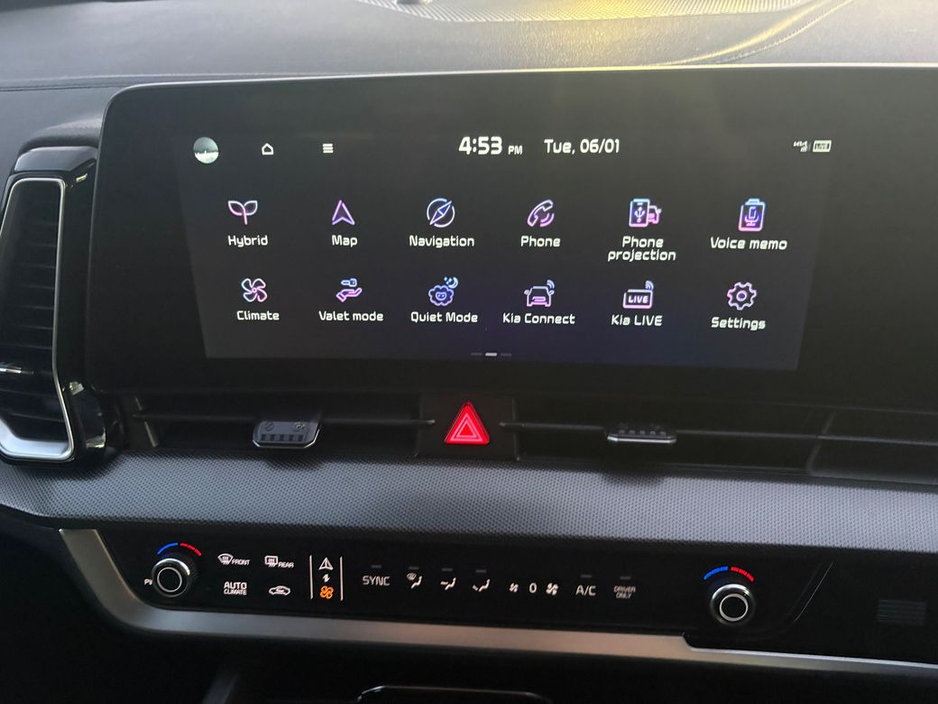 2025 Kia Sportage 251HEV Sportage, *warranty till 2032* *2 year AA* Touch Screen Infotainment System, Heated Steering Wheel, Rear Parking Sensors, Selectable Drive