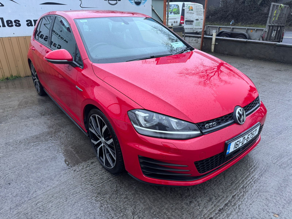 2016 Volkswagen Golf GTD 2.0 TDI MANUAL 6SPEED FWD 184BHP 5DR €16,950