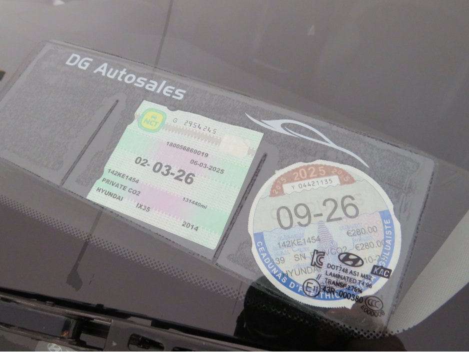 2014 Hyundai ix35 1.7 CRDI SE 5DR NCTD & TAXED 26 TRADE SALE €2,999