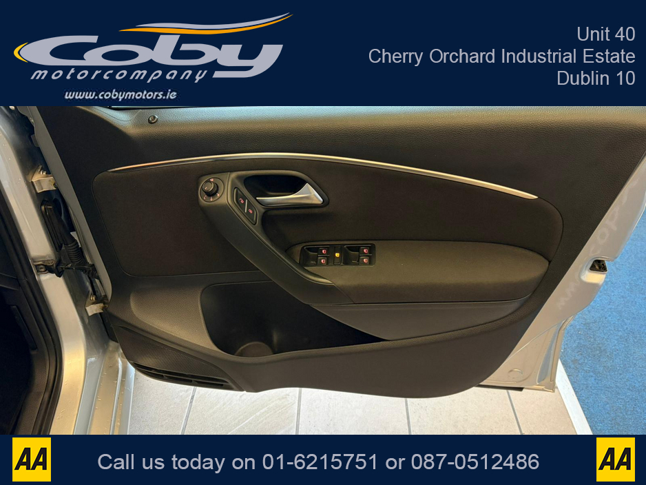 2014 Volkswagen Polo 1.0 75HP MANUAL 5SPEED 5DR. NCT & TAX, Sat Nav, Alloy Wheels, Car Play, Touch Screen, MFSW, Air Con, AUTO Wipers, Full Electrics, 2 Keys, Folding Rear Seats, Luggage Cover and more. €9,950