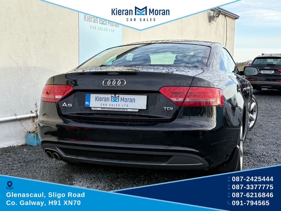 2011 Audi A5 2.0 TDI S LINE 168BHP 3DR 190PS 5DR AUTO €9,950