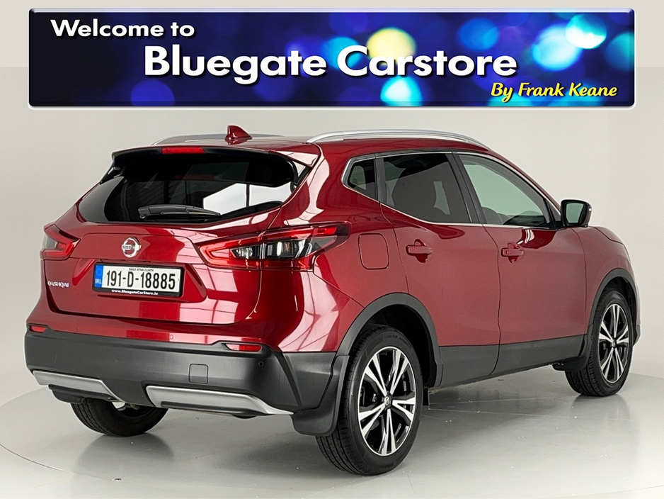 2019 Nissan Qashqai 1.3 SV PREMIUM DCT 4DR**PANORAMIC ROOF**MULTIFUNCTIONAL STEERING WHEEL**SEMI DIGITAL DASH**REVERSE CAMERA**PARKING SENSORS**BLACK CLOTH INTERIOR**FINANCE AVAILABLE** €18,495