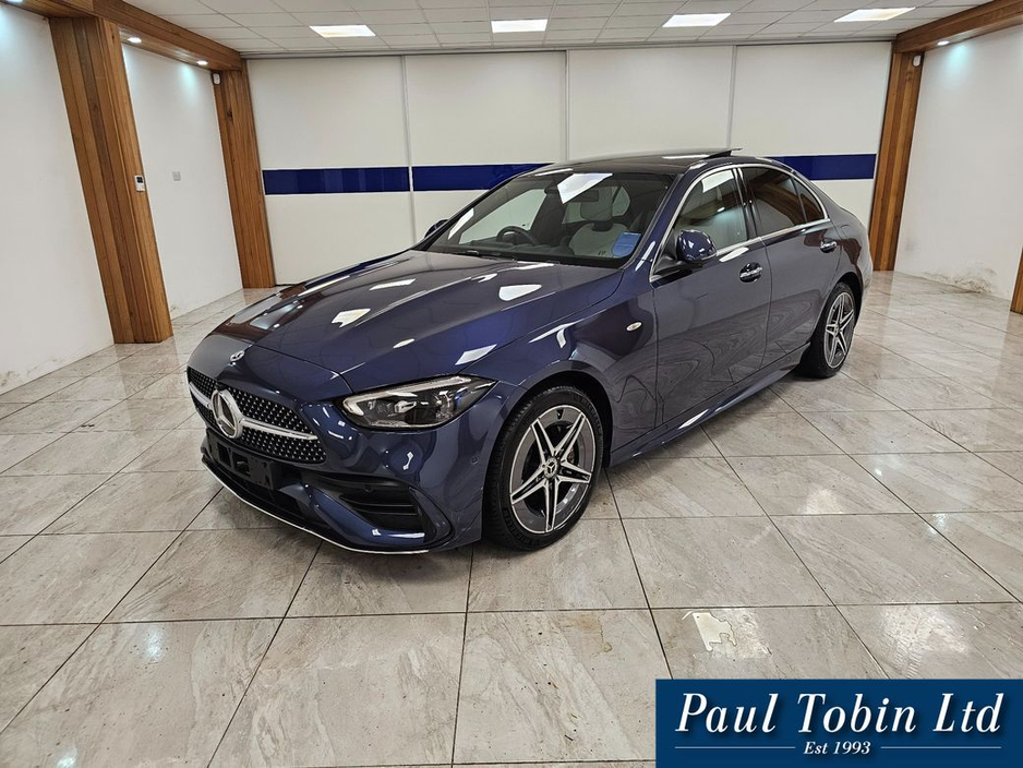 2025 Mercedes-Benz C Class BLUE WITH CREAM // PREMIUM C300E €62,950