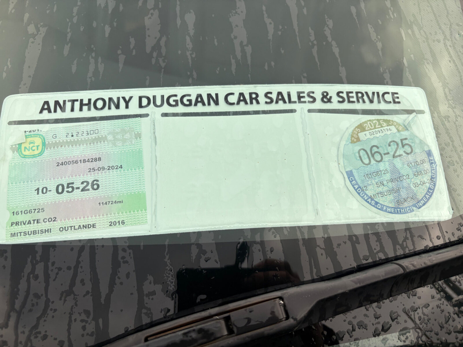 2016 Mitsubishi Outlander PHEV 2.0L MIVEC 4WD 5-Seater Instyle €12,995