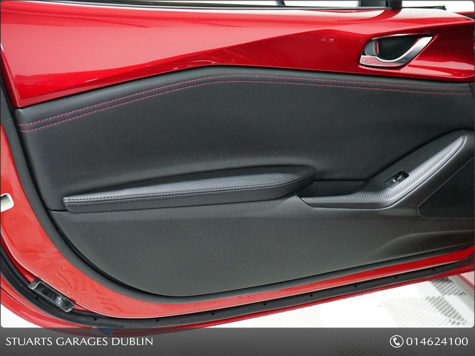 2017 Mazda MX-5 *SOLD DEPOSIT TAKEN*1.5P GT ROADSTER IN SOUL RED CRYSTAL WITH BLACK LEATHER. HEATED SEATS, 17” SMOKED ALLOYS, KEYLESS ENTRY, LANE DEPARTURE WARNING, B