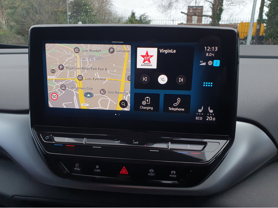 2021 Volkswagen ID.4 PRO PERFORMANCE FULLY ELECTRIC NCT 03/27 FINANCE AVAILABLE €90 PER WEEK HEATED STEERING WHEEL/ HEATED SEATS/ SAT NAV/ TOUCH SCREEN/ ANDROID AUTO/ APPLE CAR PLAY/ REVERSE CAMERA/ HISTORY CHECKED €19,900