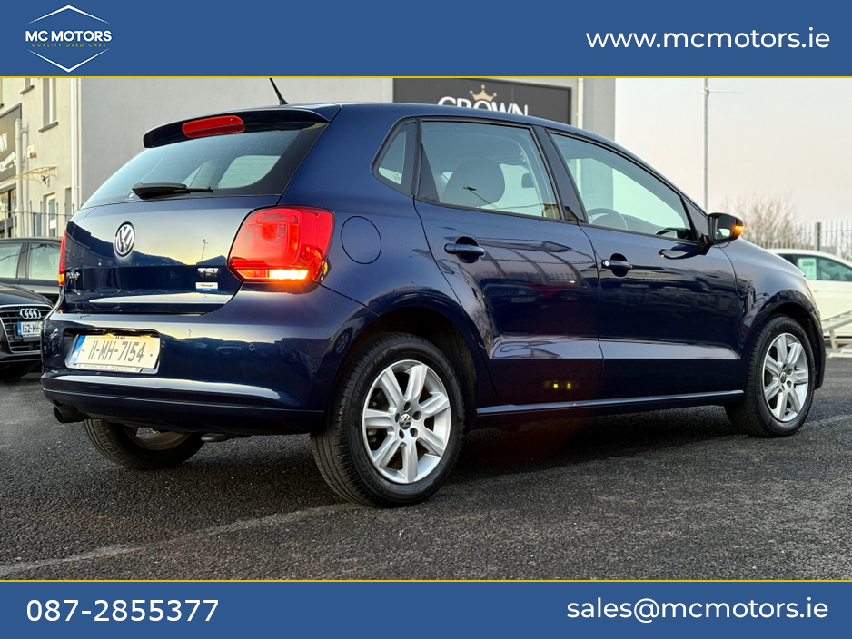 2011 Volkswagen Polo 6 MONTH WARRANTY + NEW NCT + TAX €8,450