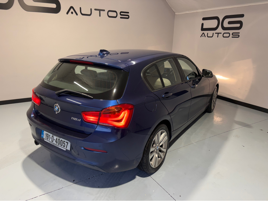 2019 BMW 1 Series 116D SPORT  AUTO - CREAM LEATHER €16,450