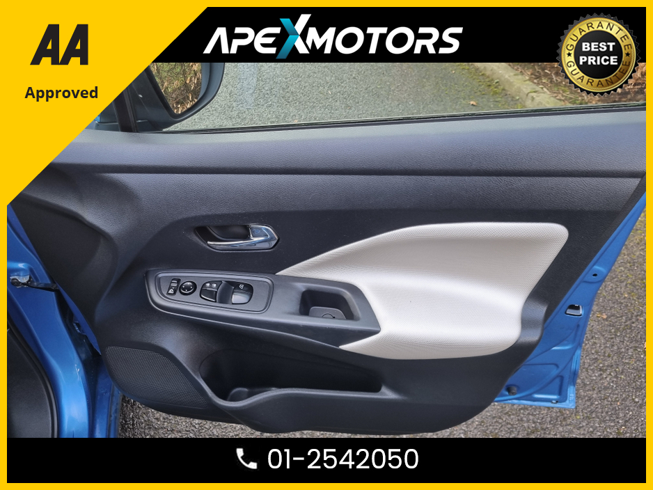 2017 Nissan Micra FINANCE ARRANGED * NEW MODEL  * 0.9 TOP-SPEC N-CONNECTA * NEW NCT NOV-27 * IMMACULATE * 8-STAMPS SERVICE HISTORY * AA APPROVED * 101 SAFETY CHECKLIST * CRUISE CONTROL * 2-KEYS * LOW TAX * 01-2542050 €9,449