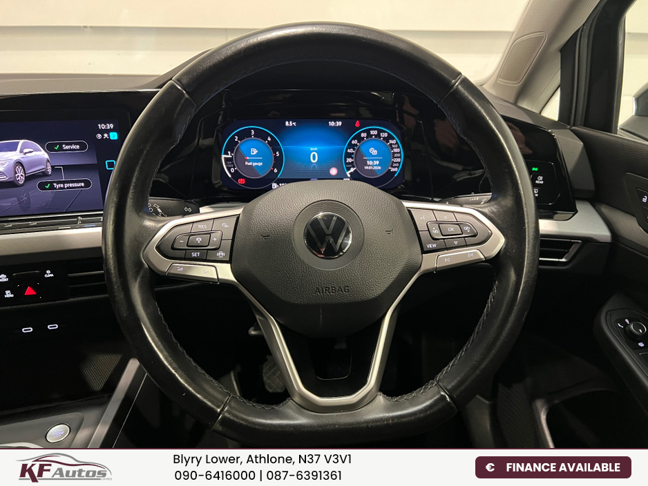 2022 Volkswagen Golf 2022 Volkswagen Golf Life 2.0TDI 6 Speed Manual 115bhp 5dr - 222 Reg €24,995