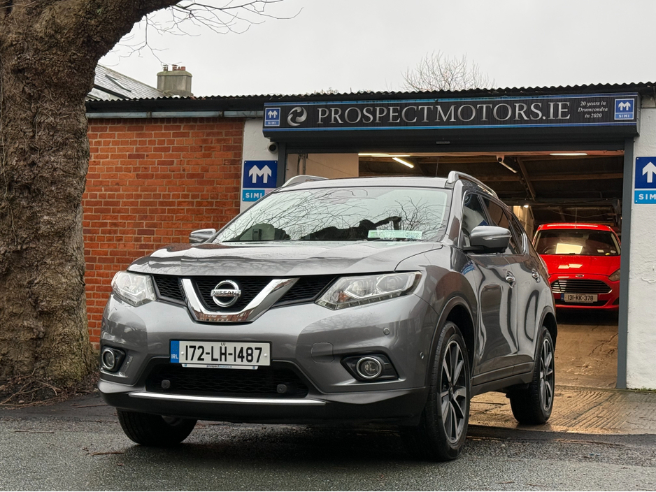 2017 Nissan X-Trail 7 Seater, High Spec Tekna, New Nct 12/2027, Full Leather, 360 Cameras, Sat Nav, Bluetooth, Cruise Control, Heated Seats, A/C, Alloys, Ideal Family Car, Finance Available, Service & Warranty, SIMI, €14,950