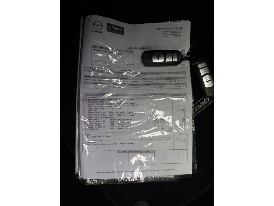 2018 Mazda Mazda6 2.2 D 150PS PLATINUM 4DR €12,800