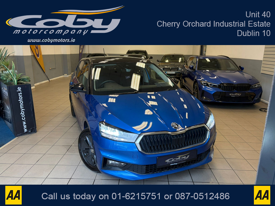 2022 Skoda Fabia Style 1.0 i 80HP 5DR Manual. NCT, Alloy Wheels, MFSW, USBC, Air Conditioning, Smart Link, Hands Free, Rear Parking Sensors and more. €16,950
