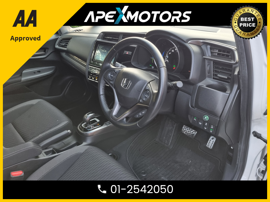 2018 Honda Jazz FINANCE ARRANGED * NEW NCT OCT-27 * AUTOMATIC * IMMACULATE * ANDROID AUTO * APPLE-PLAY * COLOUR REVERSE CAMERA * ALLOYS * MOST RELIABLE * STAMPED SERVICE HISTORY * AA APPROVED * 101 SAFETY CHECKLIST €11,949