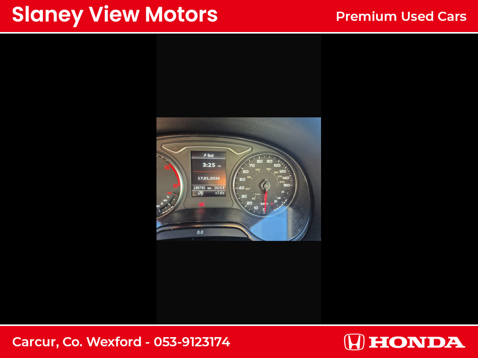 2014 Audi A3 1.6 TDI S LINE 5DR 105PS