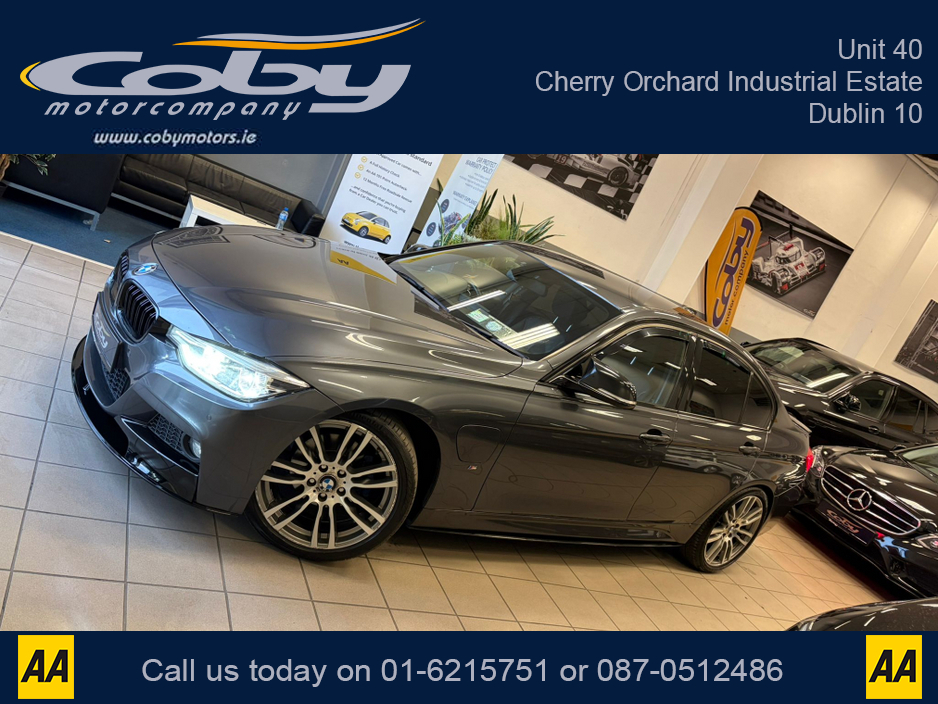 2017 BMW 3 Series 330 F30 E M Sport 4DR Auto. New NCT, Full Body Kit, 2Keys, Sat Nav, MFSW, Full Electrics, Cruise Control, Dual Climate Control, Mirror Link, Heated Seats, Parking Sensors, and more. €15,950