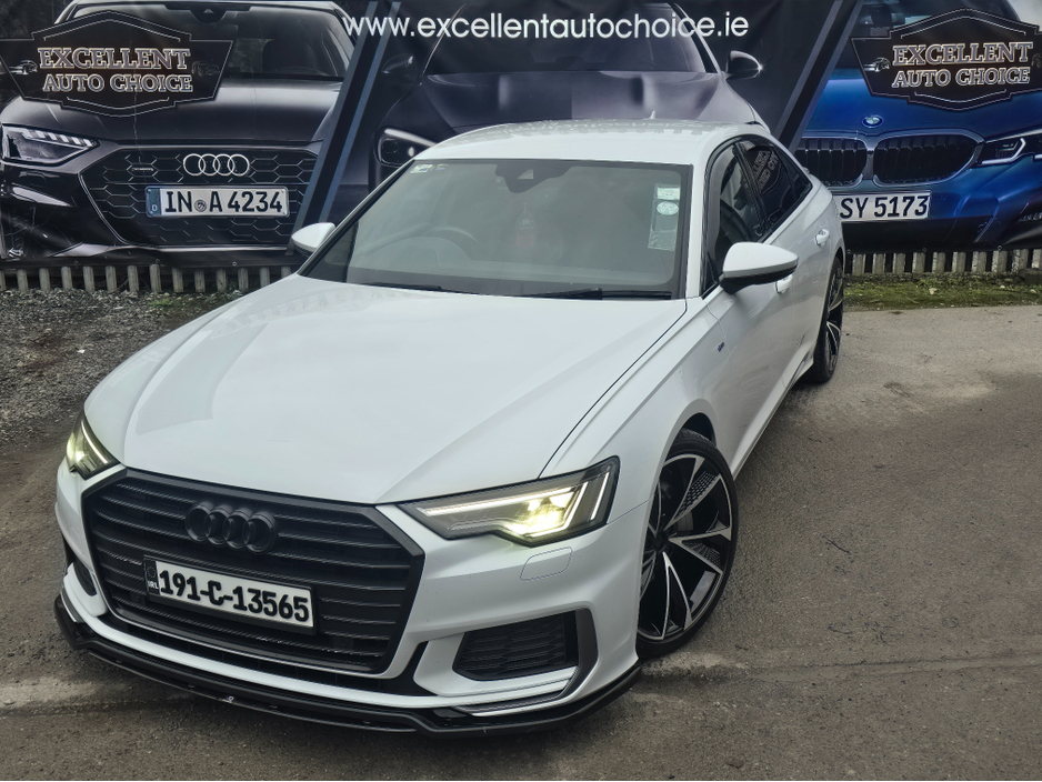 2019 Audi A6 2.0 TDI S LINE 40 204PS 4DR AUTOMATIC BLACK EDITION WHITE!IMMACULATE €29,950