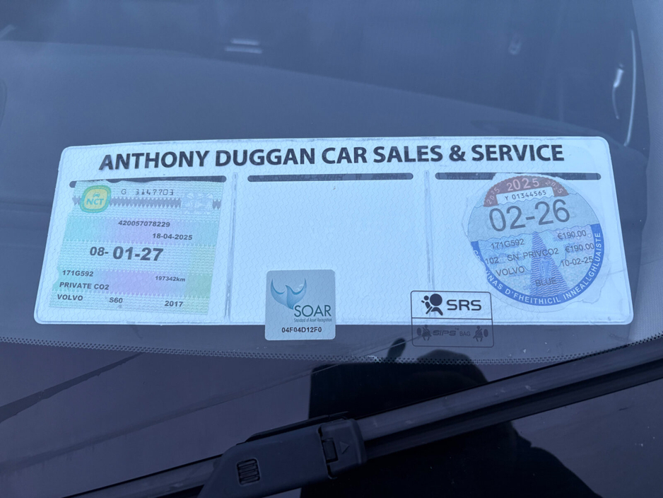 2017 Volvo S60 D2 (120hp) SE €10,950