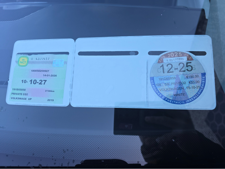 2019 Volkswagen up! DBA-AACHY 3DR €13,950