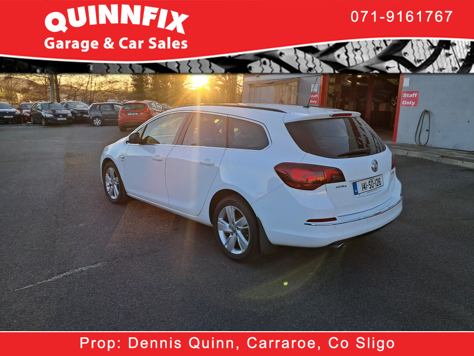 2014 Vauxhall Astra 2.0 CDTI SRI 165PS 5DR A AUTO €5,950