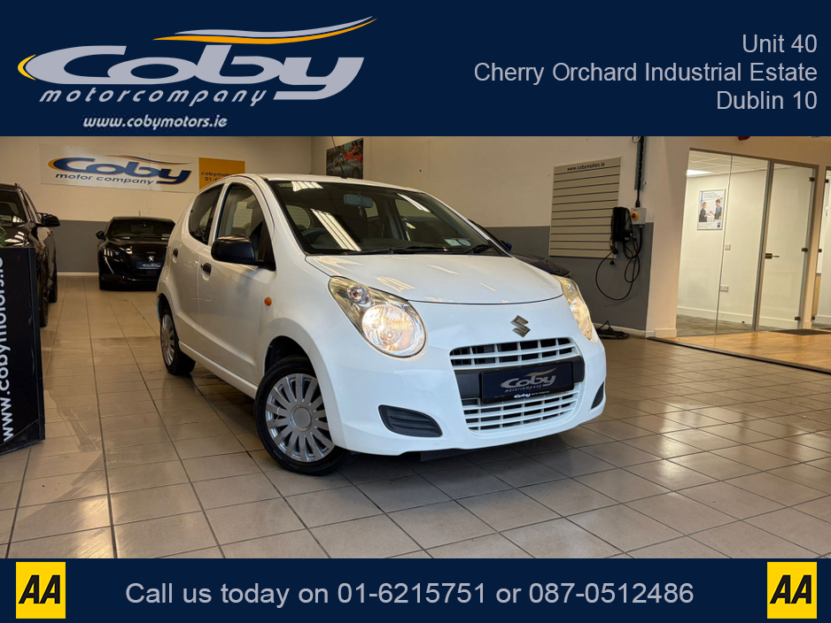 2014 Suzuki Alto 1.0 SZ 5DR Manual. Irish Owned Car With NCT, CD Player, 2 Keys, Air Conditioning, Irish Radio, Service History, Folding Rear Seats, Steel Cap Wheels, and more. €4,950