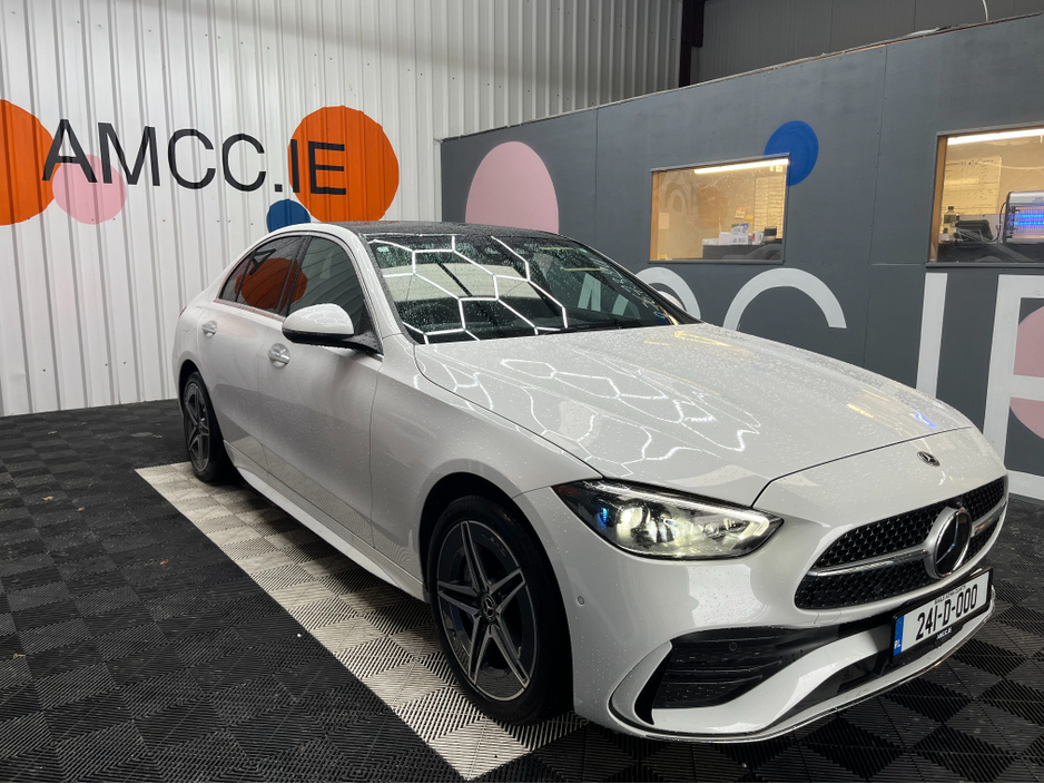 2024 Mercedes-Benz C Class €54950 2024 MERCEDES-BENZ C350E AMG-LINE 2.0 AUTOMATIC / CRUISE CONTROL / 360­° PARKING CAMERA / ELECTRIC MEMORY & HEATED SEATS / PADDLE SHIFTERS / PANORAMIC SUNROOF / AMBIENT LIGHTS €54,950