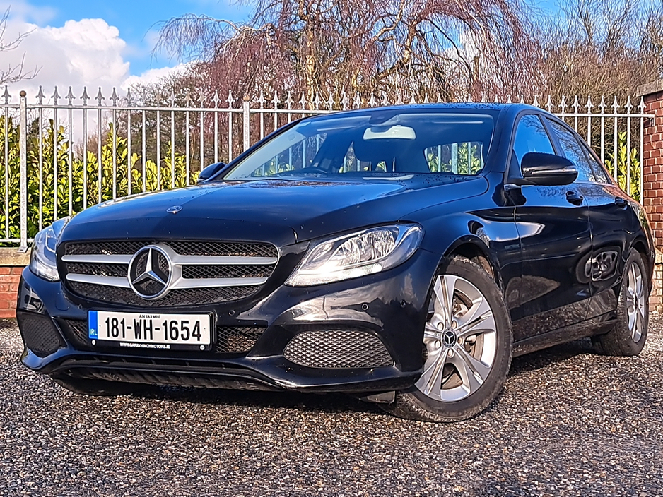 2018 Mercedes-Benz C Class Executive SE with full leather seats, 2.0 diesel saloon. €17,950