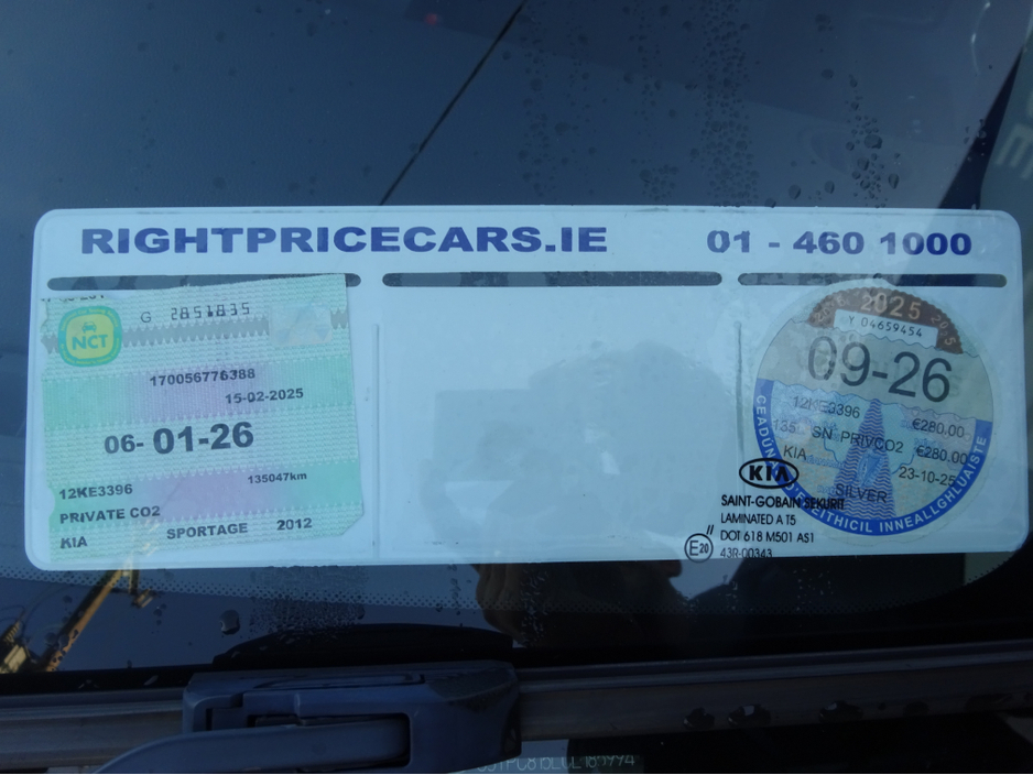 2012 Kia Sportage 1.7D EX MT 5DR 1.7 DSL KEY 187 €6,950