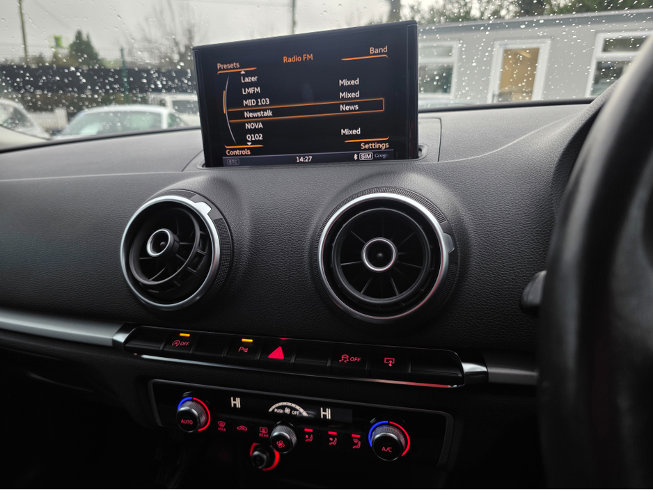 2014 Audi A3 Saloon 1.4 TFSI SALOON PRIVACY GLASS REVERSING CAMERA - PARKING SENSORS ALLOYS - SIMI DEALER - LOW ROAD TAX BAND €14,750