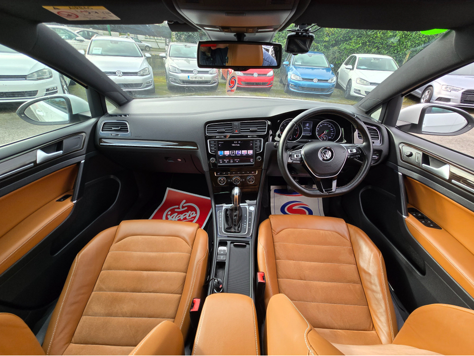 2014 Volkswagen Golf (142) SPECIAL TAN LEATHER SEATS  HIGH-LINE EDITION REV-CAMERA HI-SPEC STUNNING CAR €14,450