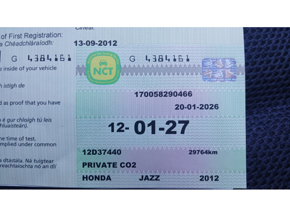 2012 Honda Jazz **AUTOMATIC** 1.3 VTEC EXECUTIVE 5dr - ONLY 29K KLMS €8,950