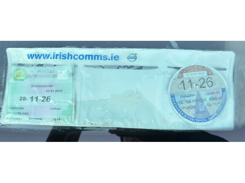 2016 Hyundai Tucson  €12,995