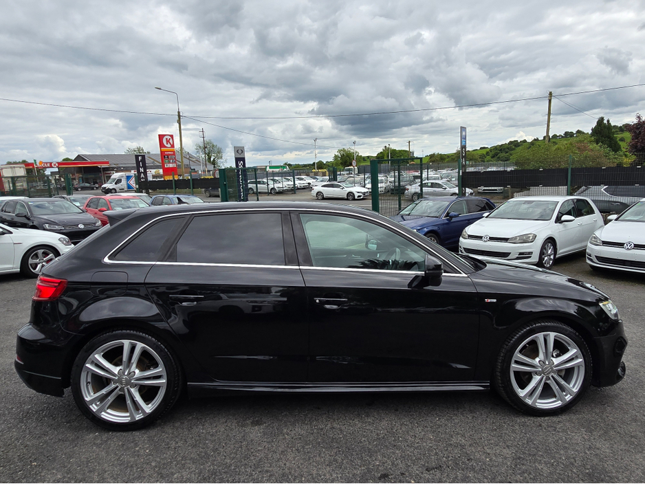 2018 Audi A3 S-LINE EDITION 1.4 TFSI  FACE-LIFT- SMARTPHONE INTERFACE- SATNAV - VIRTUAL COCKPIT - NAVIGATION REVERSING CAMERA -BLIND SPOT - PARKING SENSORS-  LEATHER €21,950