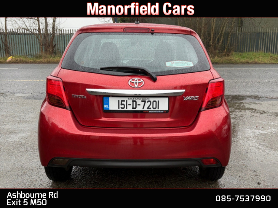 2015 Toyota Yaris SOL 1.33 PETROL 6 SPEED MANUAL 4DR HATCHBACK *ONE OWNER IRISH CAR* *TOP SPEC* *FULL TOYOTA SERVICE HISTORY* *NEW NCT 01/2027* *€200 ROAD TAX* *FINANCE ARRANGED TODAY* €10,450