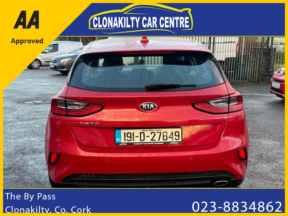 2019 Kia Ceed 1.0 K3 5DR €15,950
